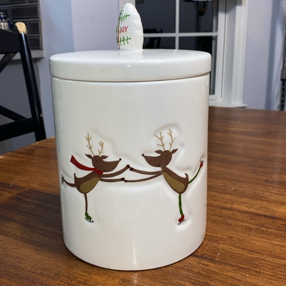 St. Nicholas Square Reindeer Games cookie jar, NWT, Kohl’s line - Picture 3 of 10